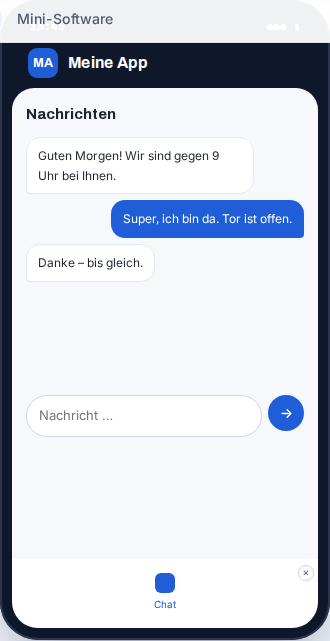 Vorschau: Chat & Nachrichten