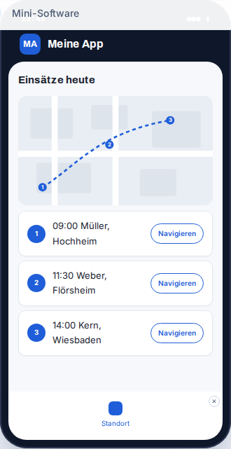 Vorschau: Standort & Karte