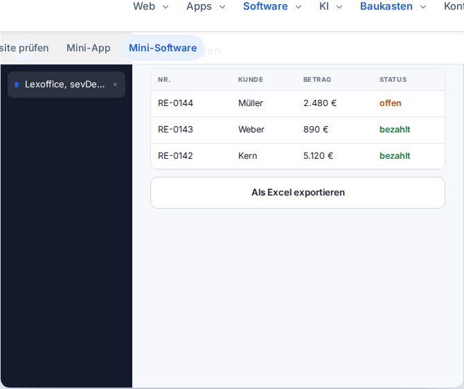 Vorschau: Lexoffice, sevDesk & DATEV