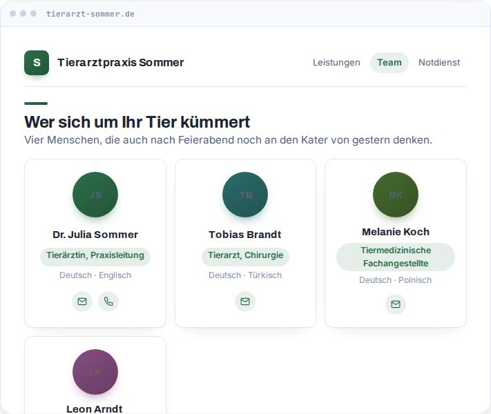 Vorschau: Team-Vorstellung